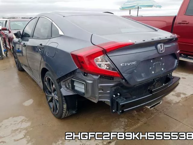 2HGFC2F89KH555538 фото 4