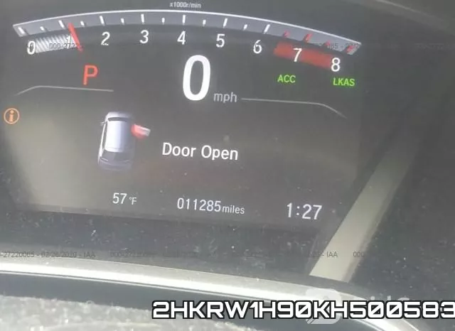 2HKRW1H90KH500583 фото 8