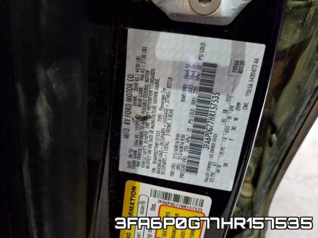 3FA6P0G77HR157535 фото 2