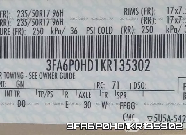 3FA6P0HD1KR135302 фото 10