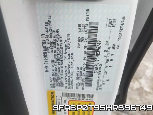 3FA6P0T95HR396749 фото 2