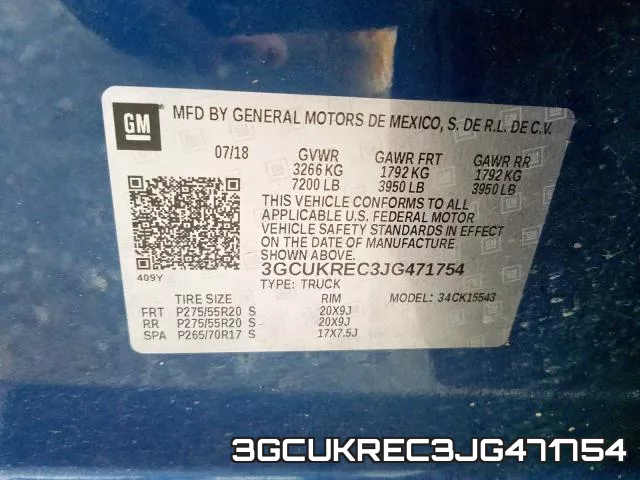 3GCUKREC3JG471754 фото 2