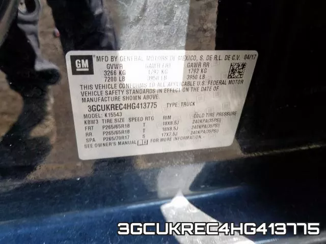 3GCUKREC4HG413775 фото 2