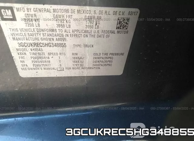 3GCUKREC5HG348855 фото 10