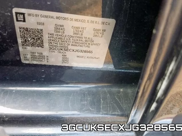 3GCUKSECXJG328565 фото 2