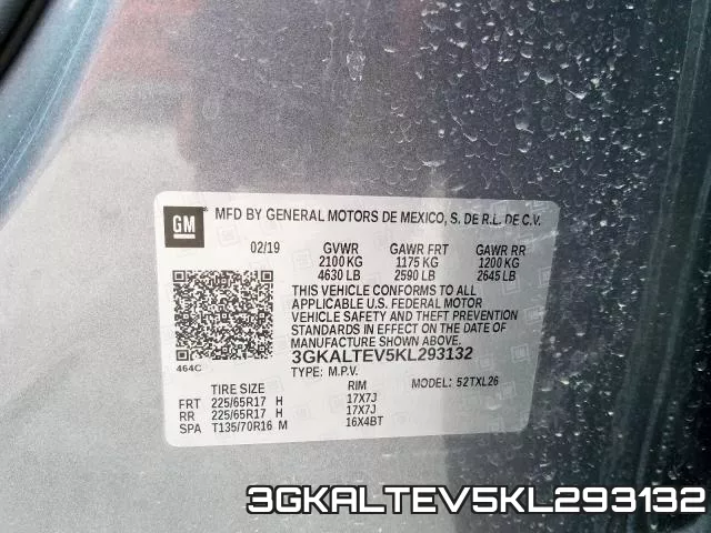 3GKALTEV5KL293132 фото 2
