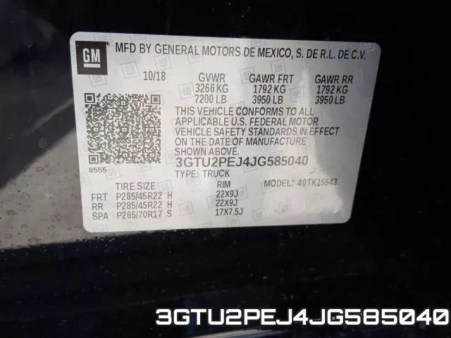 3GTU2PEJ4JG585040 фото 2