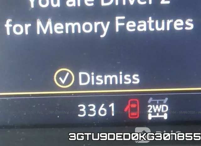 3GTU9DED0KG307855 фото 8