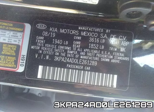 3KPA24AD0LE261289 фото 10