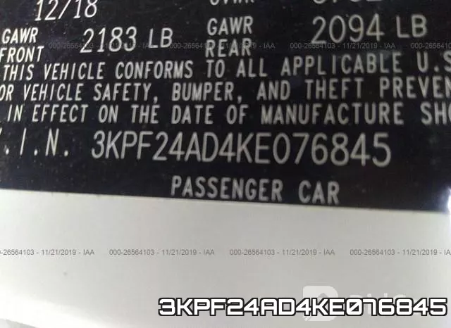 3KPF24AD4KE076845 фото 10