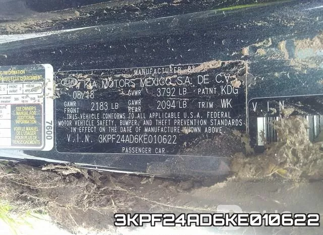 3KPF24AD6KE010622 фото 10