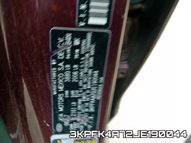 3KPFK4A72JE190044 фото 2