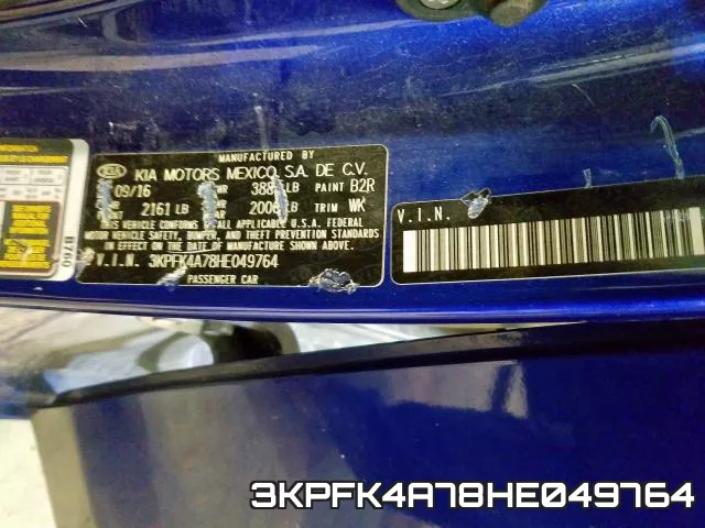 3KPFK4A78HE049764 фото 2