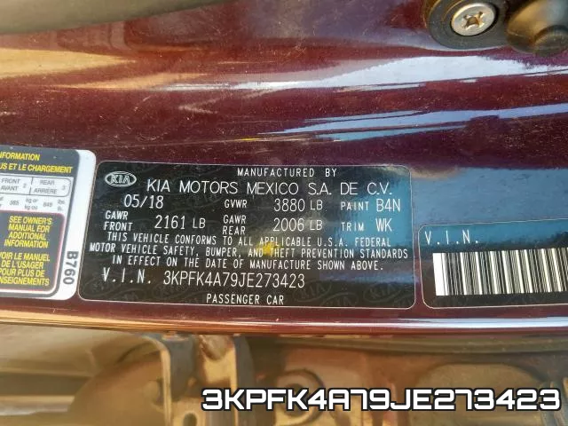 3KPFK4A79JE273423 фото 2