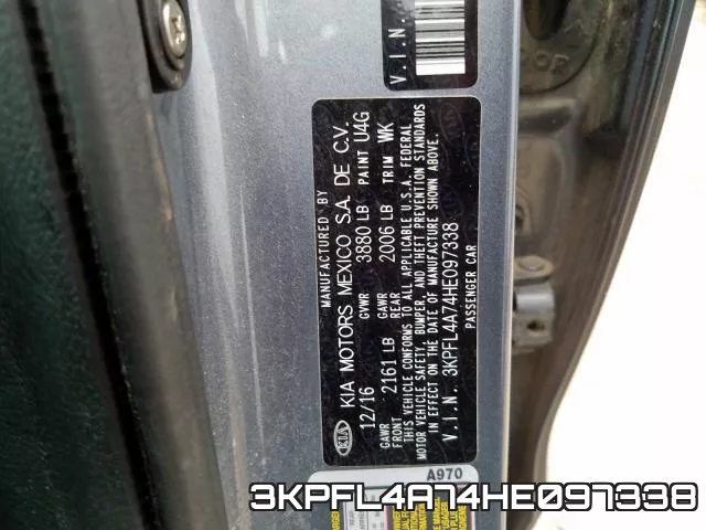 3KPFL4A74HE097338 фото 2