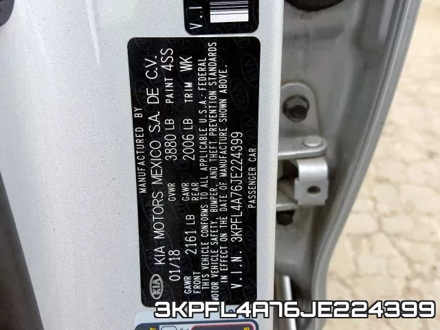 3KPFL4A76JE224399 фото 2