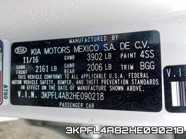 3KPFL4A82HE090218 фото 2