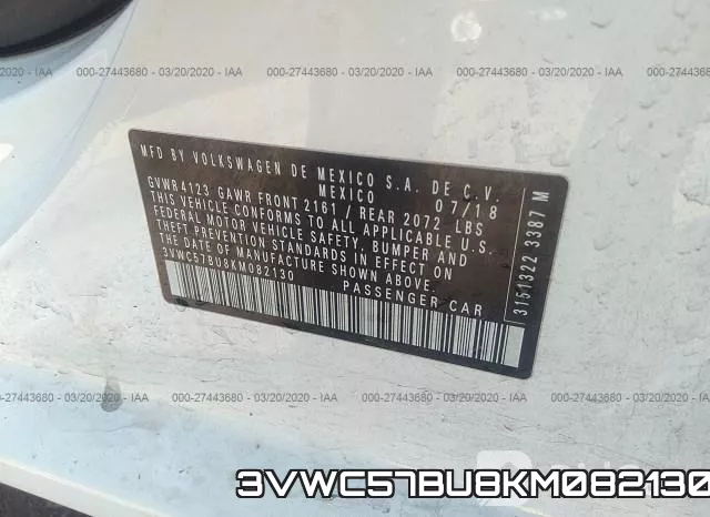 3VWC57BU8KM082130 фото 10