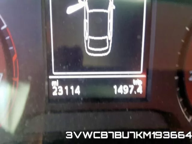 3VWCB7BU7KM193664 фото 9