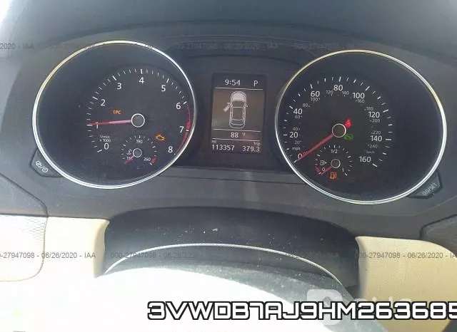 3VWDB7AJ9HM263685 фото 8