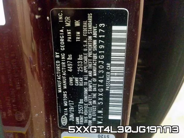 5XXGT4L30JG197173 фото 2
