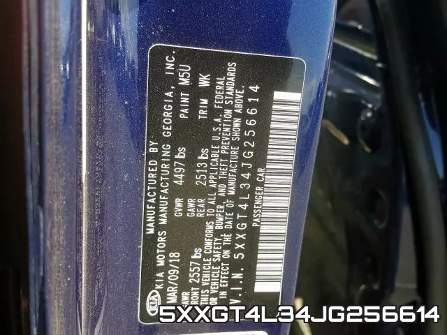 5XXGT4L34JG256614 фото 2