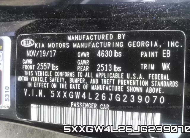 5XXGW4L26JG239070 фото 10