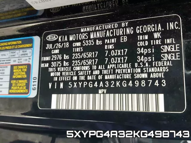 5XYPG4A32KG498743 фото 2