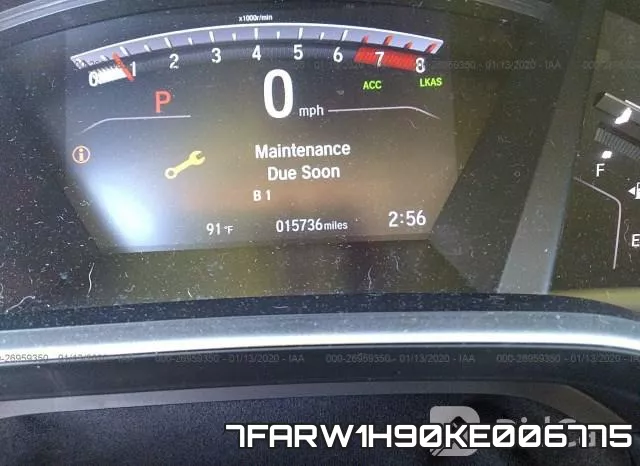 7FARW1H90KE006775 фото 8