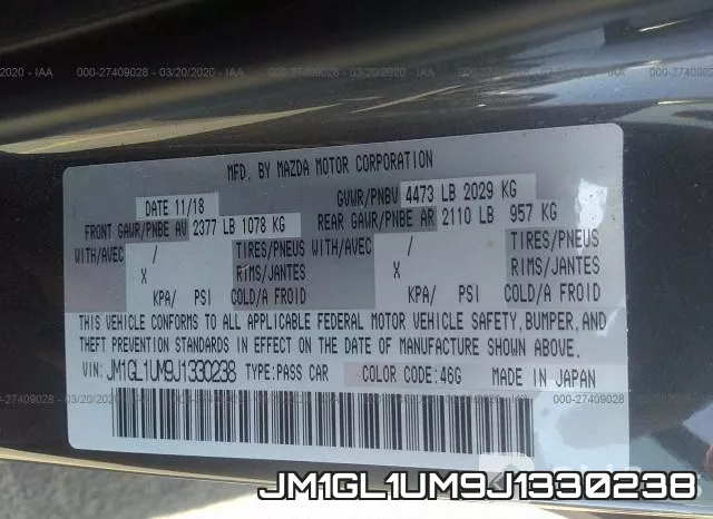 JM1GL1UM9J1330238 фото 10