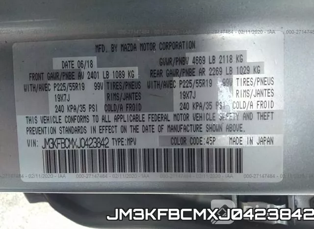 JM3KFBCMXJ0423842 фото 10