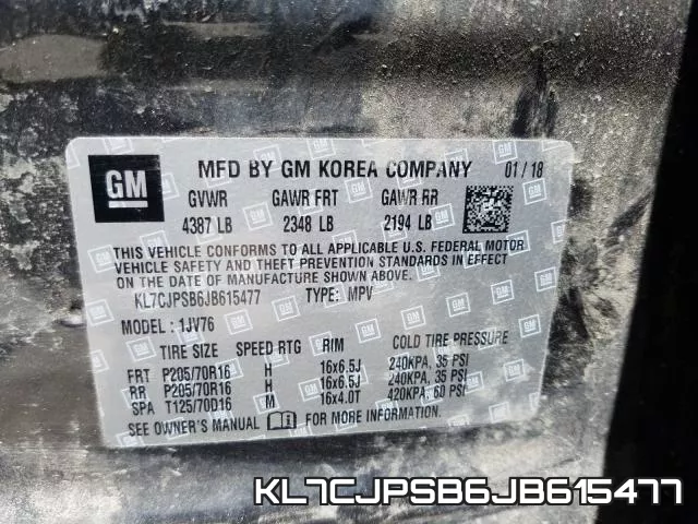 KL7CJPSB6JB615477 фото 2