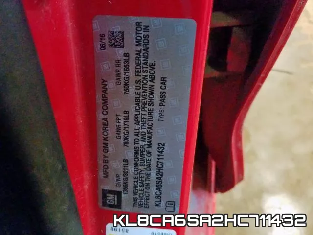 KL8CA6SA2HC711432 фото 2