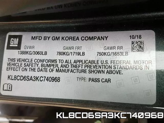KL8CD6SA3KC740968 фото 2