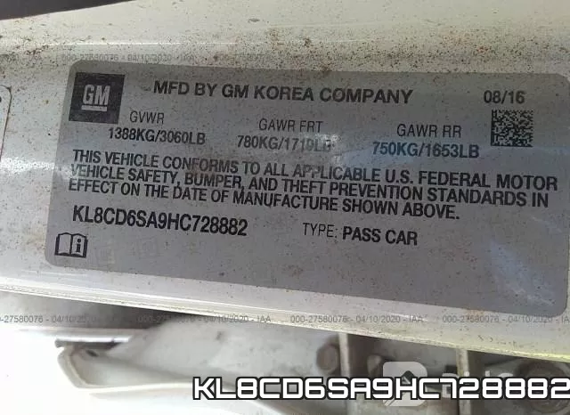 KL8CD6SA9HC728882 фото 10