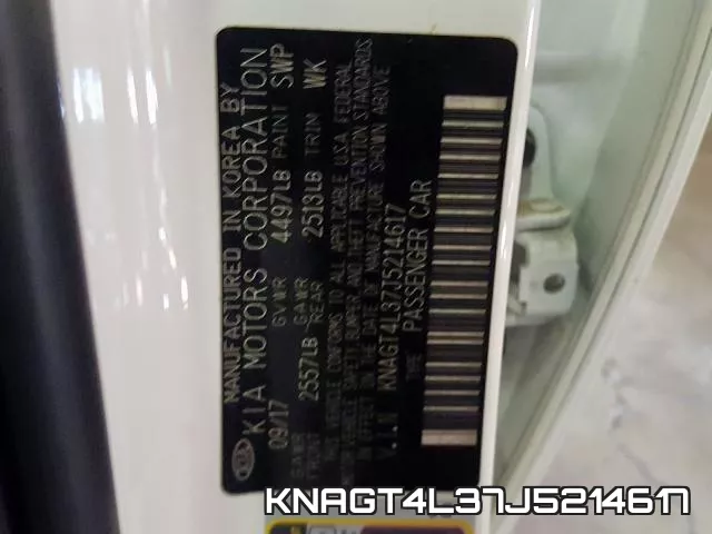 KNAGT4L37J5214617 фото 2
