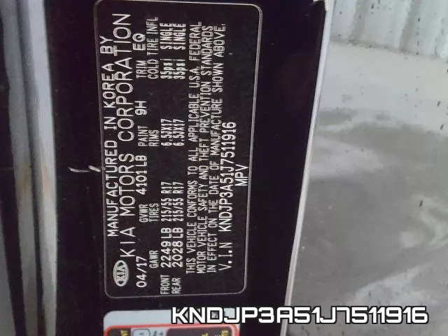 KNDJP3A51J7511916 фото 2