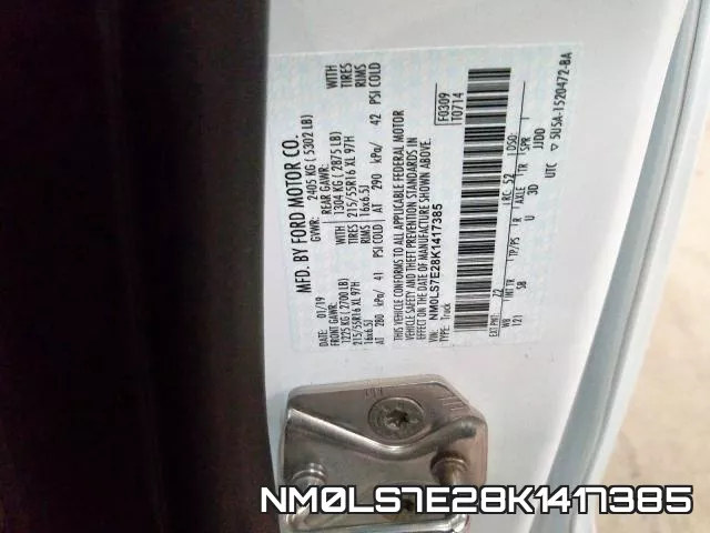 NM0LS7E28K1417385 фото 2