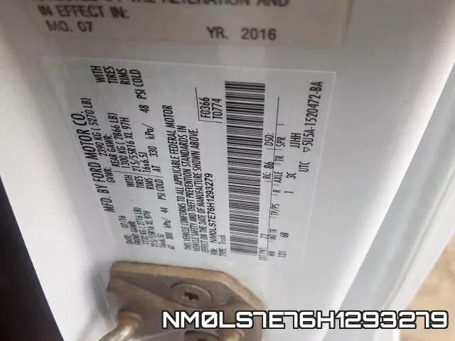 NM0LS7E76H1293279 фото 2