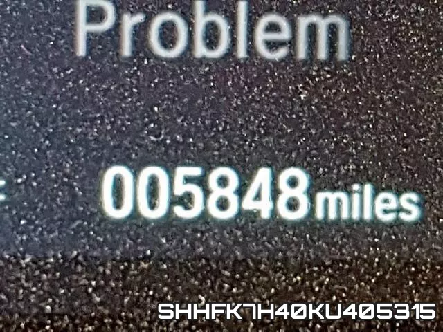 SHHFK7H40KU405315 фото 9