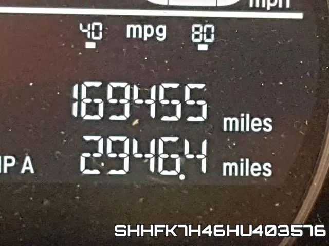 SHHFK7H46HU403576 фото 9