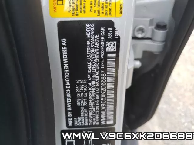 WMWLV9C5XK2D66887 фото 2