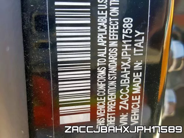 ZACCJBAHXJPH17589 фото 2