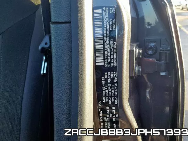 ZACCJBBB3JPH57393 фото 2
