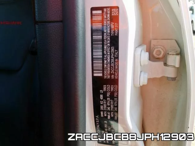 ZACCJBCB8JPH12903 фото 2