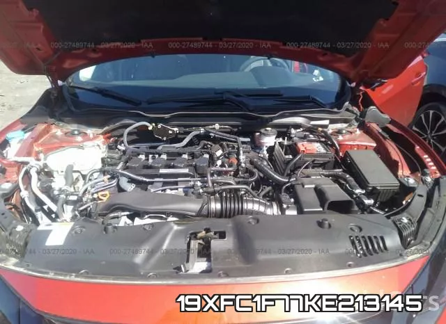 19XFC1F77KE213145 фото 2