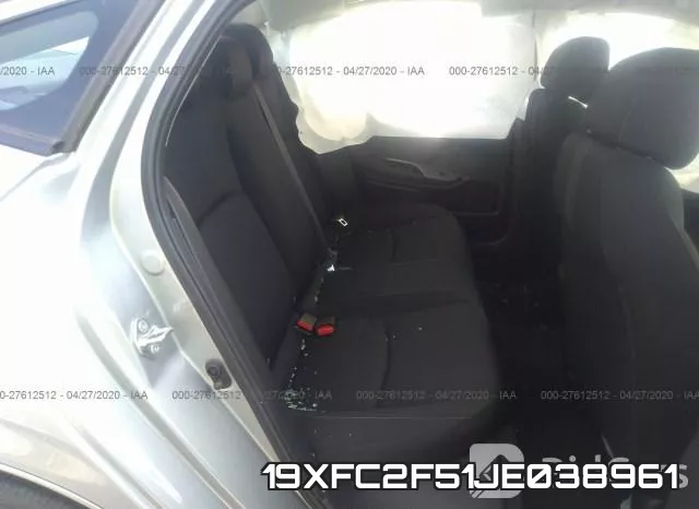 19XFC2F51JE038961 фото 9
