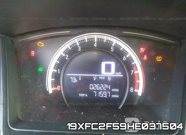 19XFC2F59HE037504 фото 8