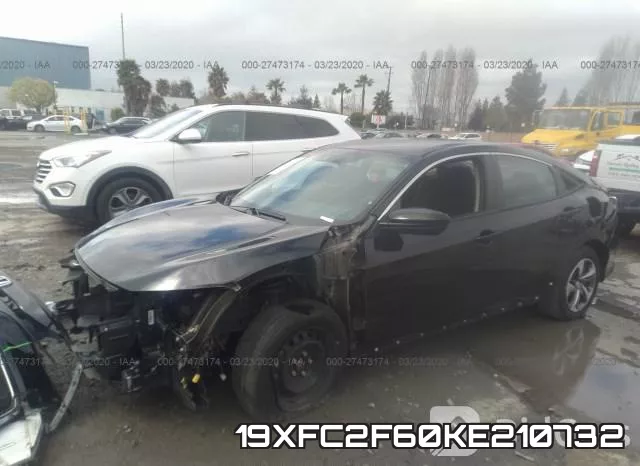 19XFC2F60KE210732 фото 3