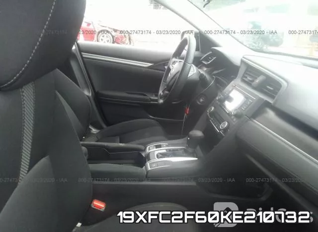 19XFC2F60KE210732 фото 6